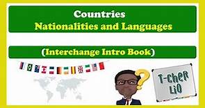Countries and Nationalities (Basic English)