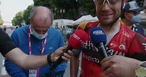 Damiano Caruso - Intervista all'arrivo - Tappa 15 - Giro d'Italia 2023