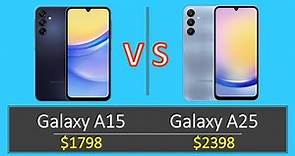 Samsung Galaxy A15、Galaxy A25 5G 規格比較及買機分析 | 優點缺點 | 分別唔大點解俾多$600?