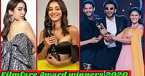 Winners of Filmfare Awards 2020 | Ananya Panday, Alia Bhatt, Ranveer Singh, Ayushmann Khurrana