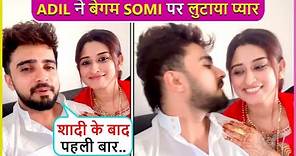 Adil Khan Durrani First Romantic Video With New Wife Somi Khan Says Ye Meri Biwi Hai...