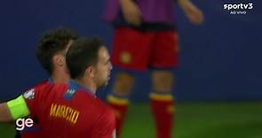 Aos 22 min do 2º tempo - gol de cabeça de Márcio Vieira da Andorra contra a Suíça