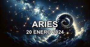 Horóscopo de hoy ♈︎ ARIES - 20 Enero 2024 #arieshoroscopo