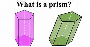 What is a Prism ? | Types of Prisms | 3D Shapes | 3D Geometry Basics