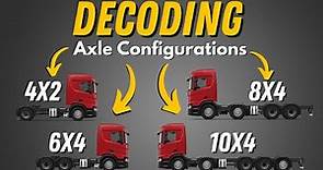 Decoding Truck Axle Configurations: 4x2, 6x4, 8x4 and More