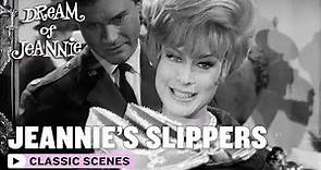 Jeannie Finds An Old Pair Of Her Slippers In A Museum | I Dream Of Jeannie