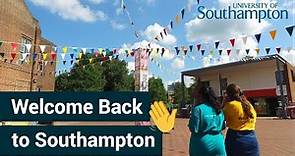Welcome Back | University of Southampton