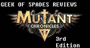 Review: Mutant Chronicles 3rd Edition RPG