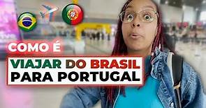 VOO BARATO DO BRASIL PARA PORTUGAL: passando na imigração, avião