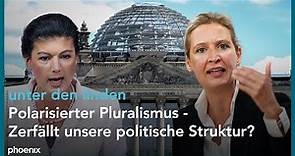 unter den linden: "Polarisierter Pluralismus - Zerfällt unsere politische Struktur?"