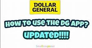 Dollar General How to Use the App? Updated Version!