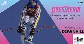 LIVE: FIS Alpine Junior World Ski Championships 2023 St. Anton - Women's and Men's Downhill