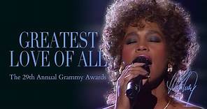 Whitney Houston - Greatest Love Of All (The 29th Annual Grammy Awards, 1987)