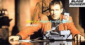 Voight-Kampff Test Explained | Blade Runner (1982)