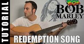 Como tocar Redemption song - Bob Marley (Guitarra FACIL tutorial acordes)