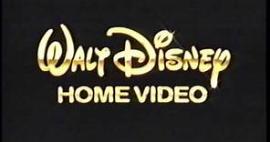 Walt Disney Home Video (1998) Company Logo (VHS Capture)
