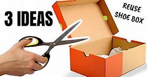How to reuse Shoe Boxes at home | 3 Amazing Ideas | Best out of waste