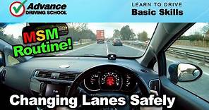 Changing Lanes Safely | Learn to drive: Basic skills