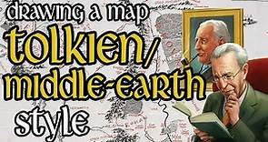 Drawing A Map in Tolkien/Middle-earth Style