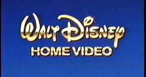 Walt Disney Home Video (1995) Company Logo (VHS Capture)