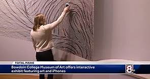 Bowdoin College museum encourages visitors to use cellphones to experience art