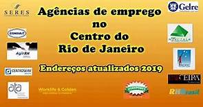 19 Agências de emprego no Centro do Rio de Janeiro (Atualizados 2020)