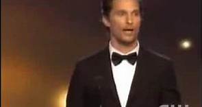 Matthew McConaughey Wins Best Actor for True Detective at Critics Choice Awards 2014
