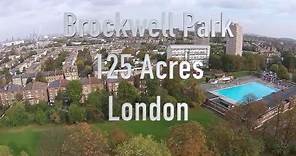 Brockwell Park Drone London . Herne Hill, Dulwich,