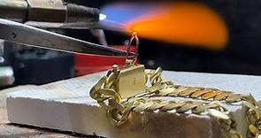 Make a men's 18k gold bracelet | Jewelry Making