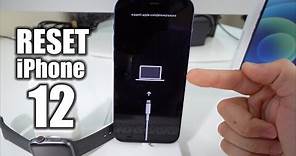 How To Reset & Restore your Apple iPhone 12 - Factory Reset