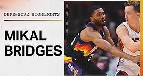 Mikal Bridges 2021-22 Defensive Highlight Reel | Phoenix Suns