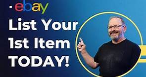 EBAY Listing Step-By-Step For Brand New Sellers! EASY Tutorial Updated for 2023