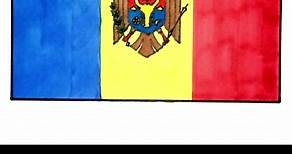 Drawing Moldova Flag