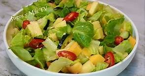 Ensalada de Lechuga con Mango