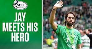Lennon and Samaras share title success with young fan Jay Beatty!