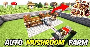BEST Automatic Red & Brown Mushroom Farm [Minecraft 1.20.6 Tutorial]