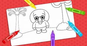 Dibujos para Colorear #7 ♫ Aprende los Colores Pintando a Nesho ♫ Canciones Infantiles ♫ Plim Plim
