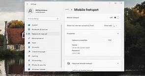 How to Disable or Enable Mobile Hotspot in Windows 11/10 [Tutorial]