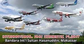 International and Domestic Flight at Sultan Hasanuddin International Airport of Makassar
