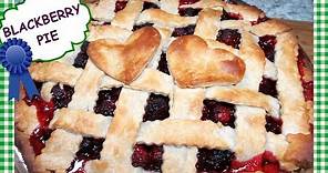 HOW TO MAKE HOMEMADE BLACKBERRY PIE | BERRY PIE RECIPE FROM SCRATCH