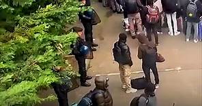 Policía francesa desaloja campamento de migrantes en París | Suspended Camping
