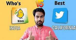 Different between Twitter and Koo Apps | who is best 👌👌