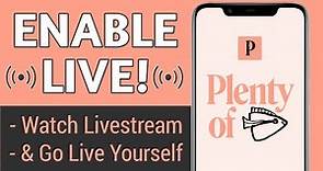 How to Enable Live! on Plenty of Fish Mobile | Turn On Live Streaming on POF App