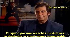 Al Pacino explica como se le ocurrió su frase icónica en Scarface. (Subtitulado en Español.)