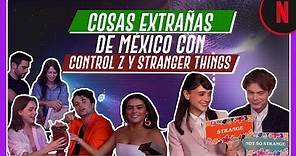 Natalia Dyer y Charlie Heaton prueban cosas extrañas de México junto a Control Z