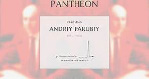 Andriy Parubiy Biography - Ukrainian politician