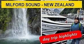 Milford Sound Cruise from Queenstown- day trip highlights