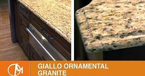 Giallo Ornamental Granite Kitchen Countertops