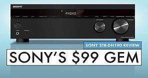 The Best BUDGET Stereo Receiver? Sony Receiver Review! - Sony STRDH190