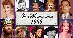 In Memoriam 1989: Famous Faces We Lost in 1989